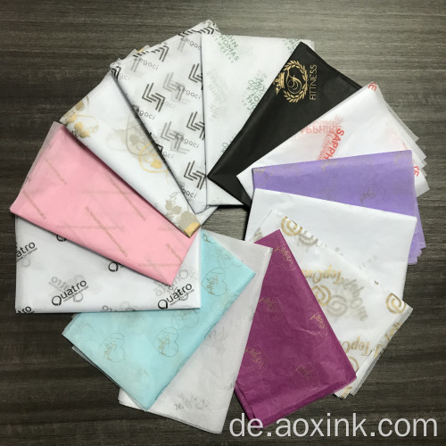 Custom Tissue Wraping Paper Gift Print Clothing Packung